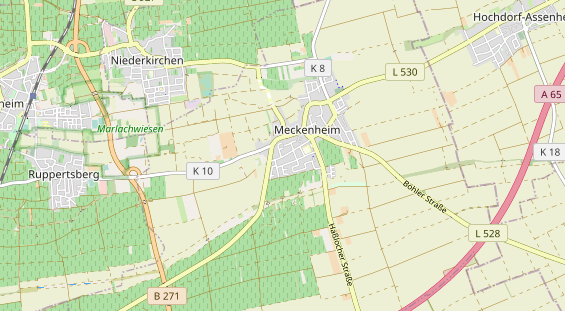 Zahnarzt auf Karte