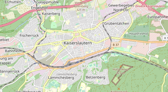 Zahnarzt auf Karte