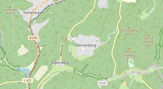 Zahnarzt auf Karte