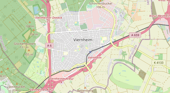 Zahnarzt auf Karte