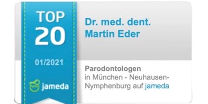 Praxen - Zahnfleischbehandlung: Parodontitis-Behandlung chirurgisch - Bayern - Dr. Martin Eder